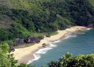 Praia de Itaoca da Cajaíba em Paraty