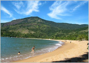 Praia Deserta de Cajaíba em Paraty